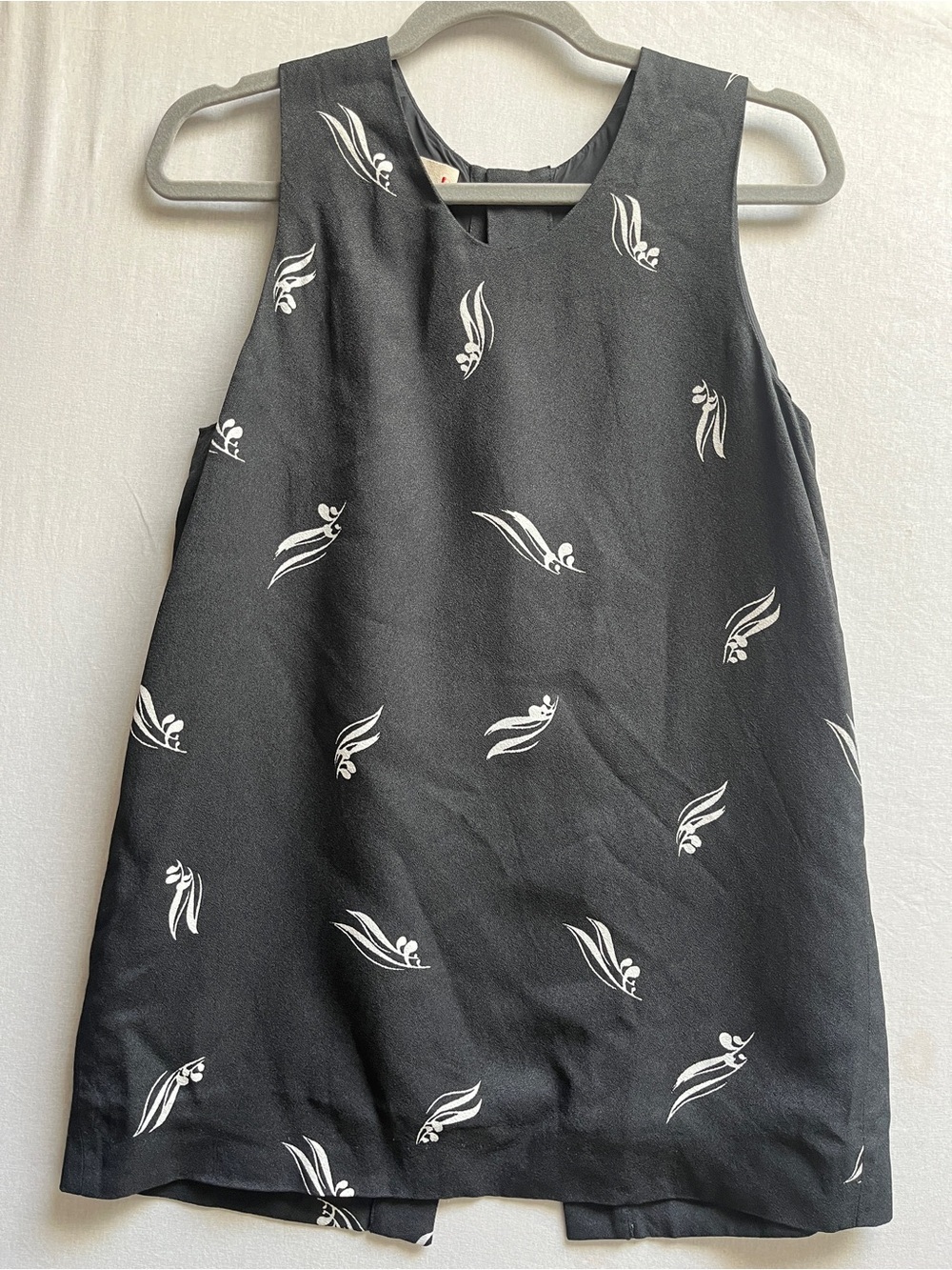 MARNI Abstract Leaf Print Sleeveless Split Back Top It 38 US 2